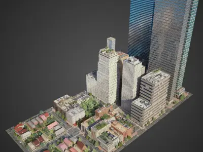 City District H21-R29 3D model