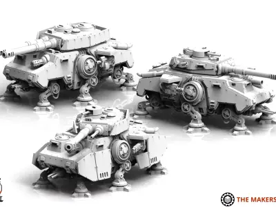 Valour Korps - Medium Battle Walker 3D print model