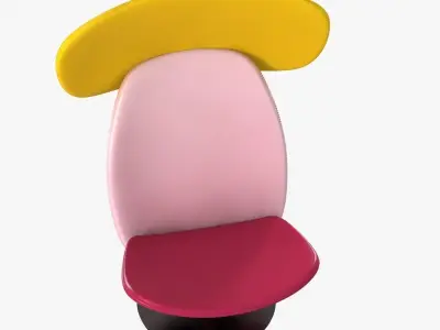 Derlot Editions ORBIT  Armchair with headrest 3D model