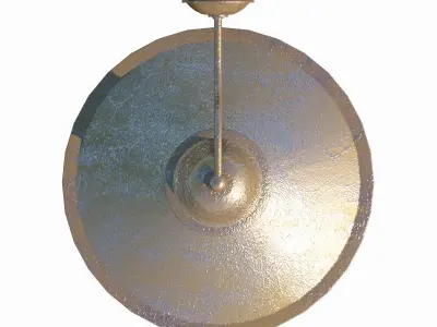 Wall-mounted street lamp 3D model