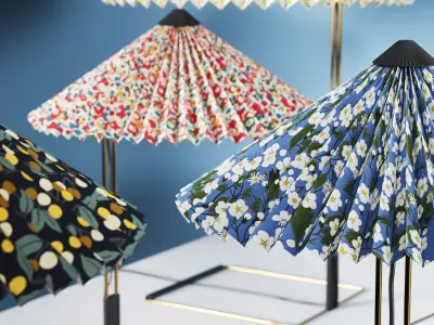 HAY x Liberty Matin Table Lamp and Pendant Collection 3D model