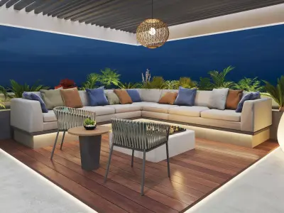 Balcony space 3D model