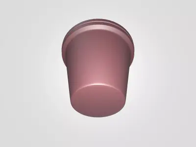 Ceramic Terracotta Planter Pot 3D Model - PBR Game Ready Low-poly 3D model