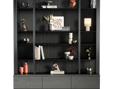 Shelves Decorative - Rack Set 26 3D model