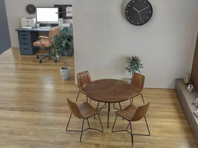 edial office room 3D model