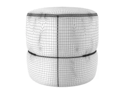 DS 760 Ottomans 3D model