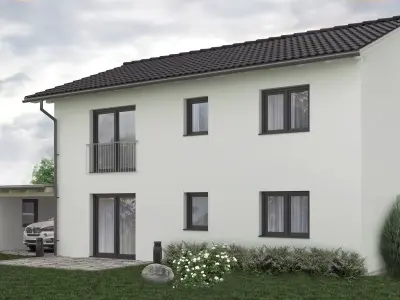 Contemporary cottage house 3D model