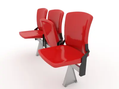 Stadium Seats 10 3D model