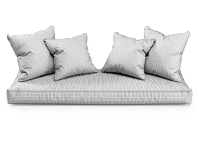 Seat Pillows Set 2 3D model