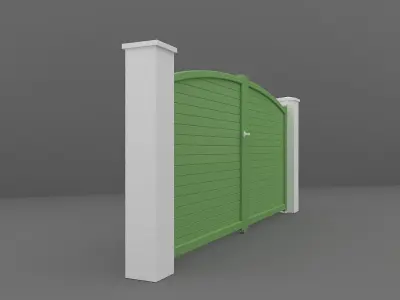 Outdoor Gate  3D model