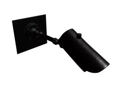 Modern Security Camera 3D Model Low-poly 3D model