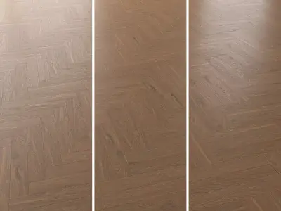 Parquet Oak Vincinyatta Brushed set 2 3D model