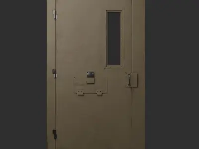 Prison Door 3D model