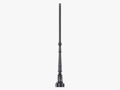 Forged column with hanging board 06 3D model