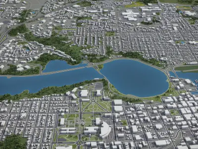 Olympia  Low-poly 3D model