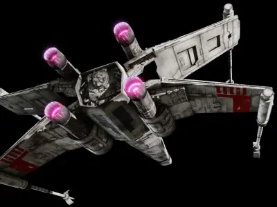 star wars x-wing 3D model