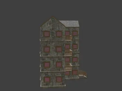 House Model 22 Low-poly 3D model
