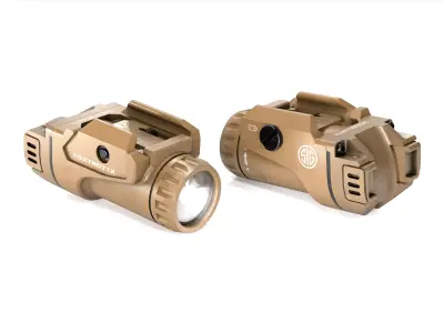 SIG SAUER Foxtrot1x Weapon Mounted Flashlight Attachment FDE Low-poly 3D model