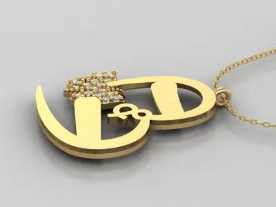  Pendant P035 3D Print Model 3D print model