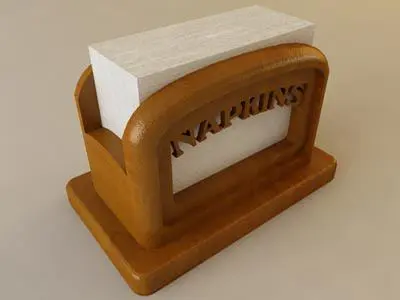 Napkin Holder 3D model
