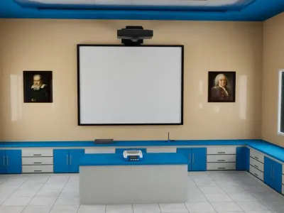 Conservation of mass lab Low-poly 3D model