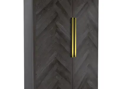 Restoration Hardware- Herringbone Cabinet-003 3D model
