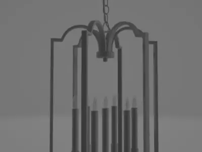 Lamp pendant lights Low-poly 3D model