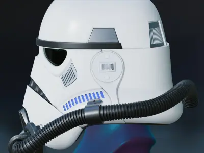 Magma Stormtrooper Helmet 3D print model