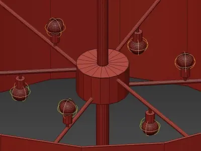 Global Views Two Tier Chandelier 3D model