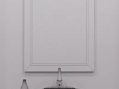 Illuminated Mirror 21 3D model