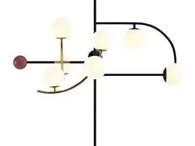 Untitled montefleur pendant light 3D model