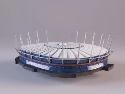 BC-Place Vancouver -  Stadium Low-poly 3D model