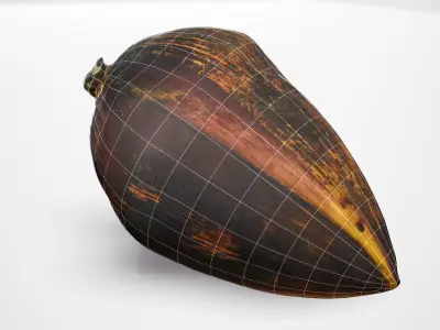 Banana Flower - Photorealistic Scan Low-poly 3D model