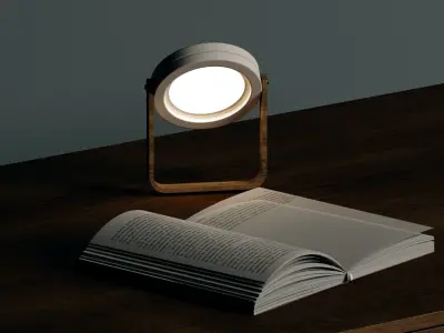 lampshade set 03 Low-poly 3D model