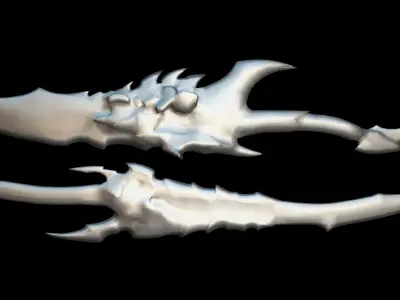 Solo Leveling - Dagger Packages Low-poly 3D model