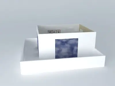 elaineorkut house with doors Free 3D model