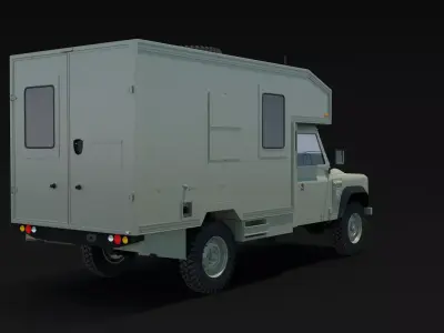 Land Rover Battlefield Ambulance 3D model