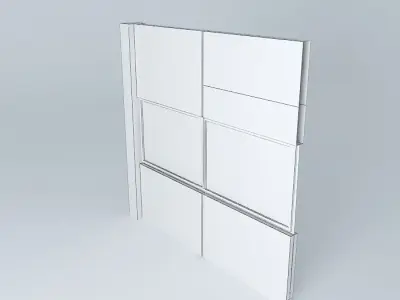 Small Window Baskerville House Segment Pack 3D model