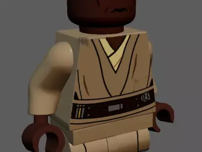Mace Windu Minifig 3D model
