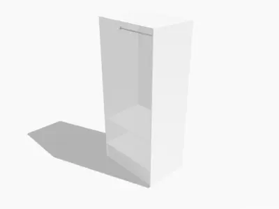 Klepstad Two Door Wardrobe 3D model