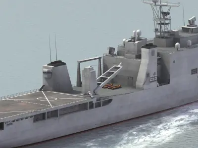  LSD-49 USS Harpers Ferry 