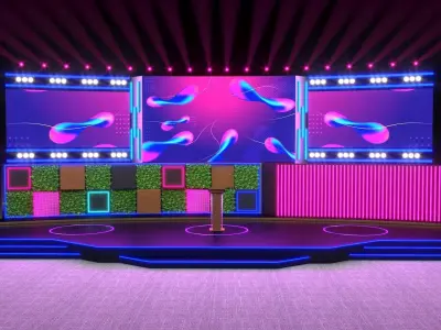 Virtual Stage 3D model