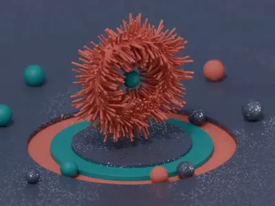 Satisfying Alien Loop Animation 3D model