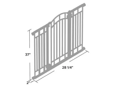 Hitchens Deco Walk-Thru Gate 3D model