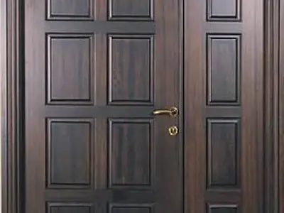 Wooden Interior Doors 3D Model Virtual Environments 3D model