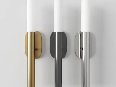 Rousseau small bath sconce by Kelly Wearstler 3D model