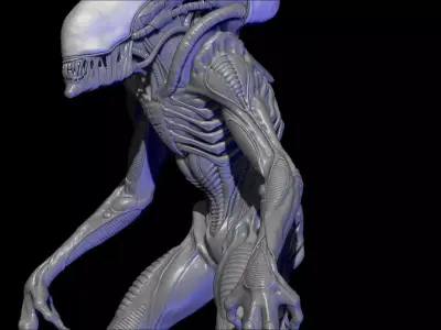 Alien runner 3D model