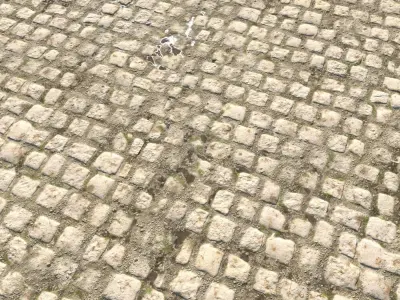 Cobblestone Road 12 PBR Texture