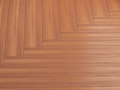 Oak Floor Parquet  Low-poly 3D model