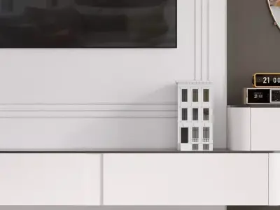 TV WALL NO50 A 3D model